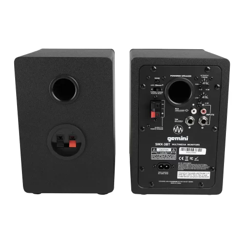 Gemini SMX-3BT Студийные мониторы, 50 Вт., 3,5", Bluetooth