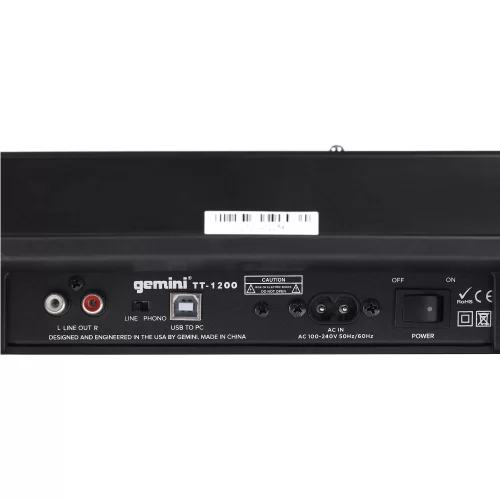 Gemini TT-1200 Проигрыватель виниловых дисков