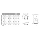 Genelec 8040-408 Площадка под мониторы 8040, 8340, 8341 с резьбой 3/8"