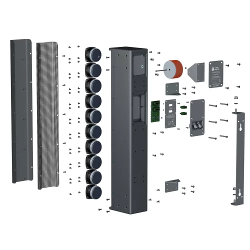 HK Audio P10i TR Звуковая колонна, 150/75/37 Вт., 100/70 В, 10х3", IP66