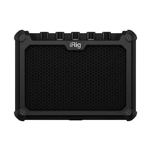 IK Multimedia iRig Micro Amp Портативный моделирующий гитарный комбоусилитель, 15 Вт., 4"