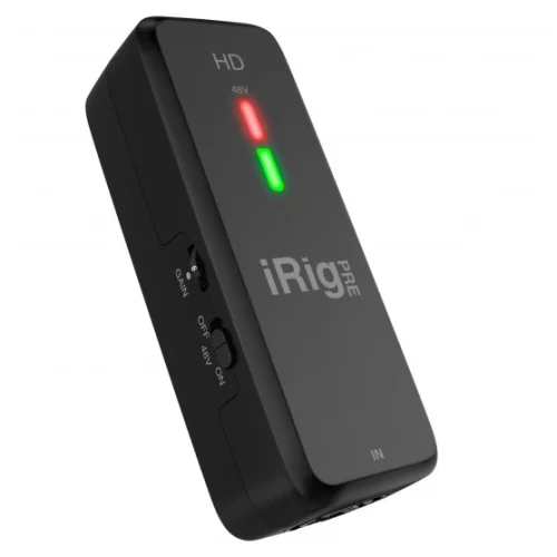 IK Multimedia iRig Pre HD Микрофонный предусилитель, аудиоинтерфейс USB, 1x0
