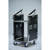 Имлайт RCC9-550-K10U-180-12U-2TR Рэковый кейс-стол 12U с верхней наклоняемой консолью 10U, глубина 550 мм