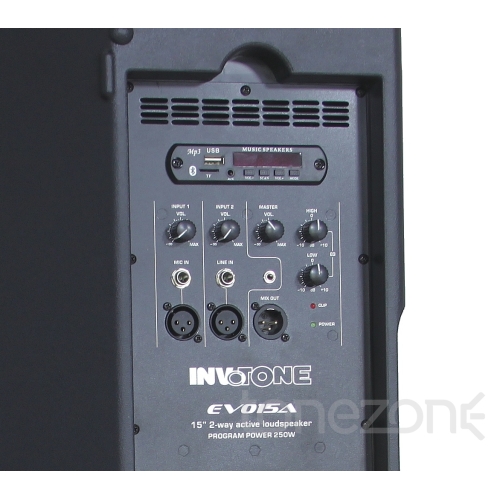 Invotone EVO15A Активная АС, 240 Вт., 15 дюймов, MP3, Bluetooth