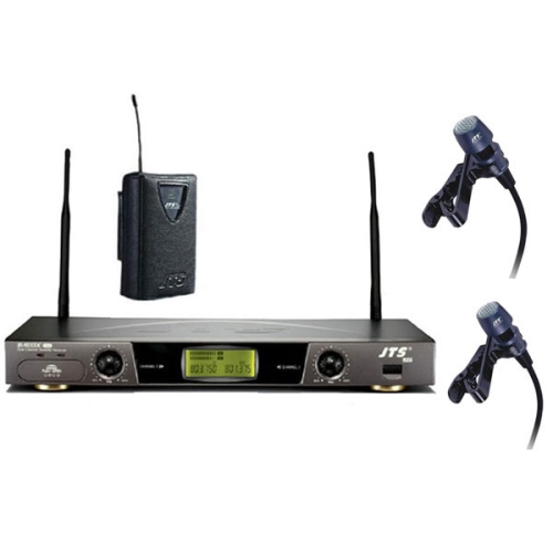 JTS US-9030DC Pro/PT-900B x2/CM-501 x2 Радиосистема с 2-мя  передатчиками и 2-мя петличными микрофонами