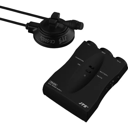 JTS CX-500Du/PS-510M Микрофон инструментальный для смычковых с адаптером