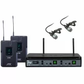 JTS E-7Du/E-7TBD+CM-501 Радиосистема с 2 передатчиками и петличными микрофонами