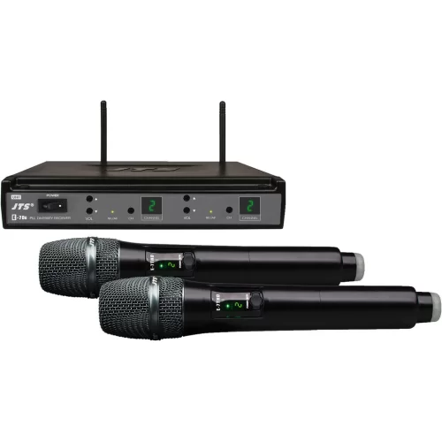 JTS E-7Du/E-7THD Радиосистема с двумя ручными радиомикрофонами