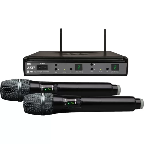 JTS E-7Du/E-7THD Радиосистема с двумя ручными радиомикрофонами