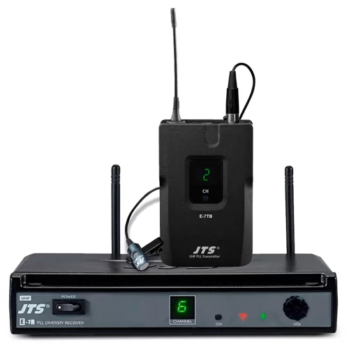 JTS E-7R/E-7TB+CM-501 Радиосистема с поясным передатчиком и петличным микрофоном