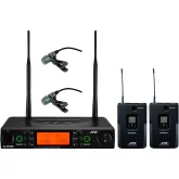 JTS RU-8012DB/RU-850LTB+CM-501 Радиосистема с двумя петличными микрофонами