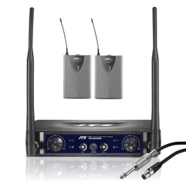 JTS US-8002DB/PT-850Bmi x2+GC-80 Радиосистема двухканальная с 2-мя  передатчиками и кабелем