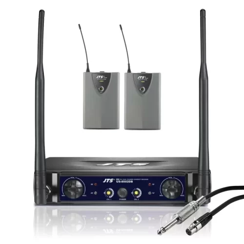 JTS US-8002DB/PT-850Bmi x2+GC-80 Радиосистема двухканальная с 2-мя  передатчиками и кабелем
