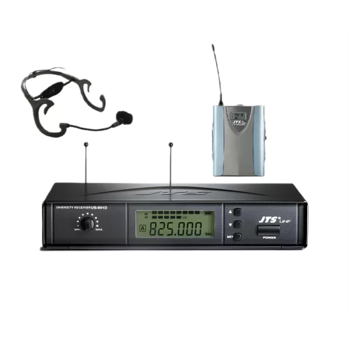 JTS US-901D/PT-950B/CX-504 Радиосистема с поясным передатчиком с головным микрофоном