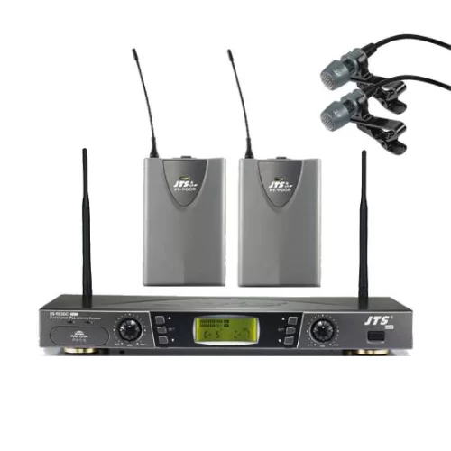JTS US-9030DC Pro/PT-900B x2/CM-501 x2 Радиосистема с 2-мя  передатчиками и 2-мя петличными микрофонами