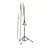 K&M 14990-000-55 Стойка для тромбона с усиленным ножками, 555-865 мм