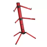 K&M 18860-000-36 Стойка для клавишных Spider Pro, 2 уровня, красная