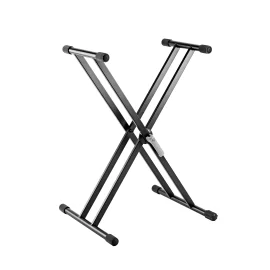 K&M 18997-000-55 Стойка для клавишных облегчённая X-образная, двойная рама.