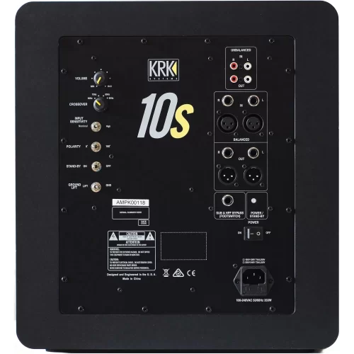 KRK 10S2 Студийный сабвуфер, 10"
