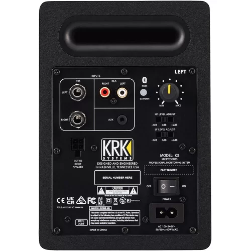 KRK Kreate 3 Студийные мониторы, 65 Вт., 3,5", Bluetooth, пара