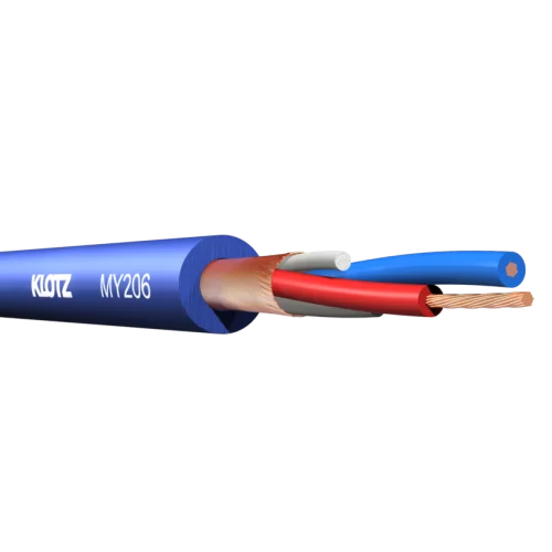 Klotz MY206BL Микрофонный кабель, 2x0,22 мм., диаметр 6мм.
