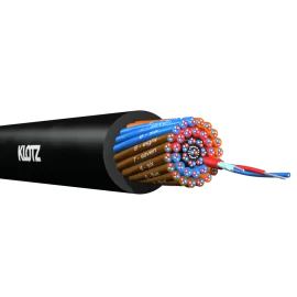 Klotz PW08X Мультикабель, 8х2x0,22 мм., черный