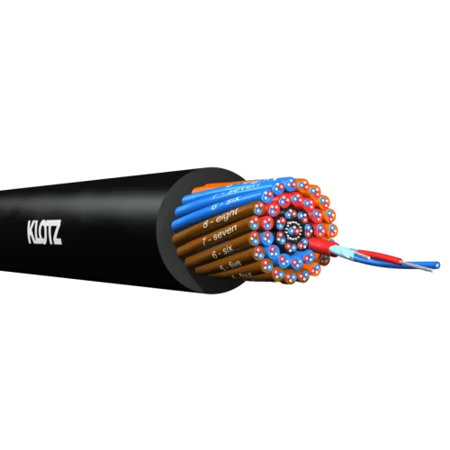 Klotz PW08X Мультикабель, 8х2x0,22 мм., черный