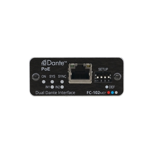Kramer FC-102Net 2-канальный кодер аудиосигнала из интерфейса Dante, поддержка POE