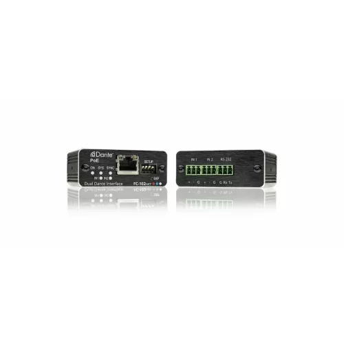 Kramer FC-102Net 2-канальный кодер аудиосигнала из интерфейса Dante, поддержка POE