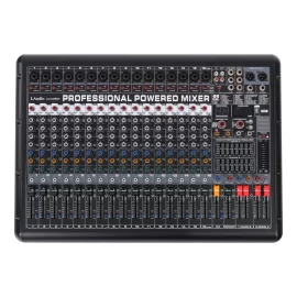 LAudio AG-16PBX4 Активный микшерный пульт, 16 каналов, 4х650 Вт., FX, MP3, Bluetooth