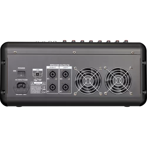 LAudio AG-8P Активный микшерный пульт, 8 каналов, 2х300 Вт., FX, MP3, Bluetooth