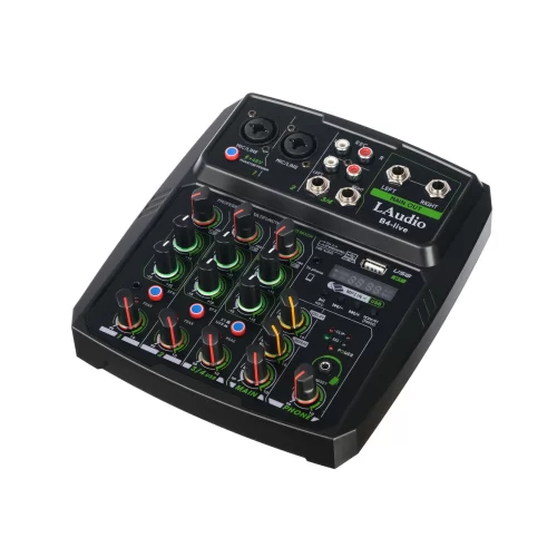 LAudio B4-live 4-канальный микшер, MP3, Bluetooth