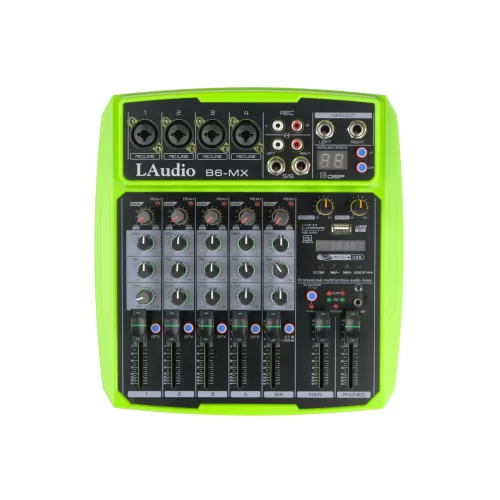 LAudio B6-MX 6-канальный микшер, FX, MP3, Bluetooth