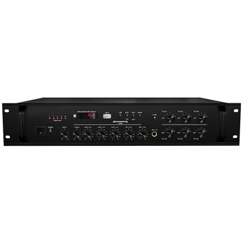 LAudio LAM6250U Трансляционный микшер-усилитель, 250 Вт., MP3, FM, 6 зон