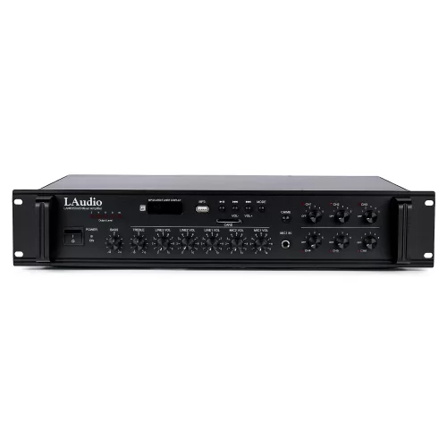 LAudio LAM6350UB Трансляционный микшер-усилитель, 350 Вт., MP3, FM, 6 зон