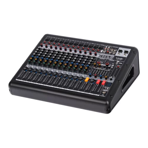 LAudio AG-12P Активный микшерный пульт, 12 каналов, 2х300 Вт., FX, MP3, Bluetooth