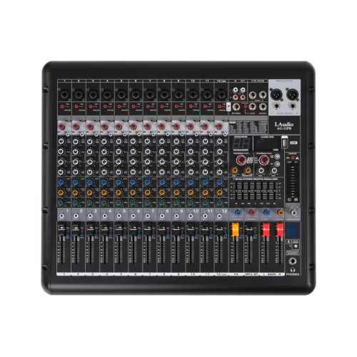 LAudio AG-12PB Активный микшерный пульт, 12 каналов, 2х600 Вт., FX, MP3, Bluetooth