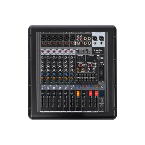 LAudio AG-6P Активный микшерный пульт, 6 каналов, 2х300 Вт., FX, MP3, Bluetooth