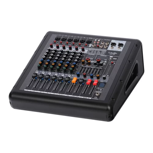 LAudio AG-6P Активный микшерный пульт, 6 каналов, 2х300 Вт., FX, MP3, Bluetooth