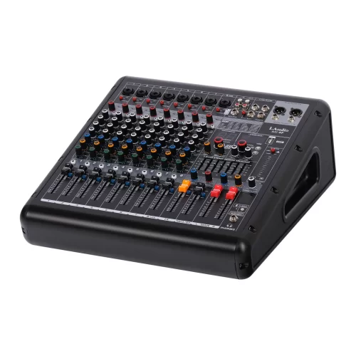 LAudio AG-8P Активный микшерный пульт, 8 каналов, 2х300 Вт., FX, MP3, Bluetooth