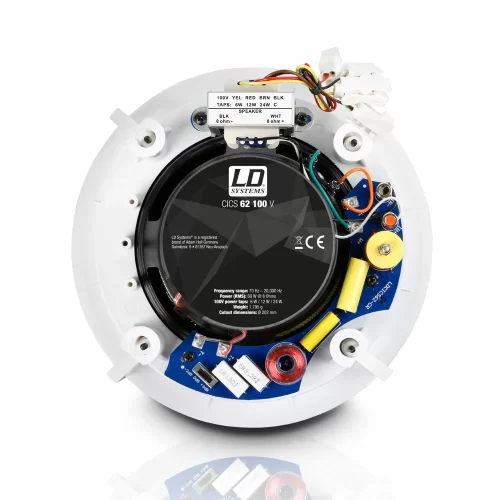 LD Systems Contractor CICS 62 100 V Потолочная АС, 6,5", 60 Вт.-8 Ом; 24/12/6 Вт.- 100В.