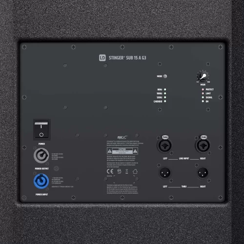 LD Systems STINGER SUB 15 A G3 Активный сабвуфер, 450 Вт., 15"