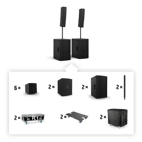 LD Systems Maila S Звукоусилительный комплект, 7500 Вт.