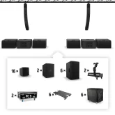 LD Systems Maila XL Звукоусилительный комплект, 17500 Вт.