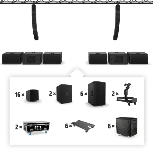 LD Systems Maila XL Звукоусилительный комплект, 17500 Вт.