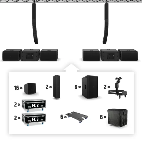 LD Systems Maila XXL Звукоусилительный комплект, 20000 Вт.
