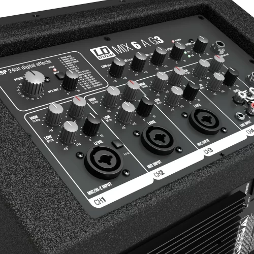 LD Systems MIX 6 A G3 Активная АС, 2x70 Вт., 6,5", микшер