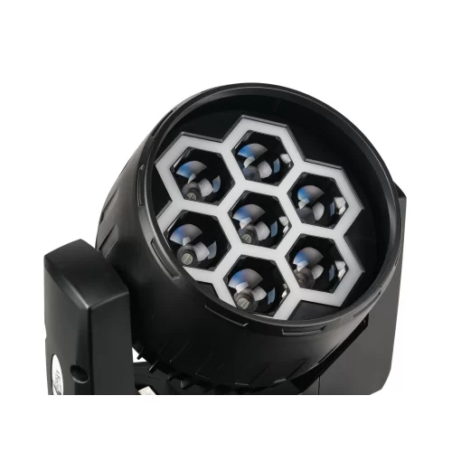 LFocus BR-740PE Вращающаяся голова Wash, 7x40+90х0.2 Вт., RGBW