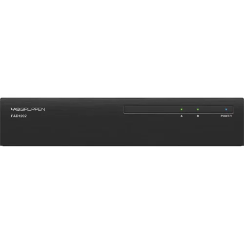 Lab.Gruppen FAD1202 Инсталляционный усилитель, 2х120 Вт., 4/8Ом,70/100 B, Dante