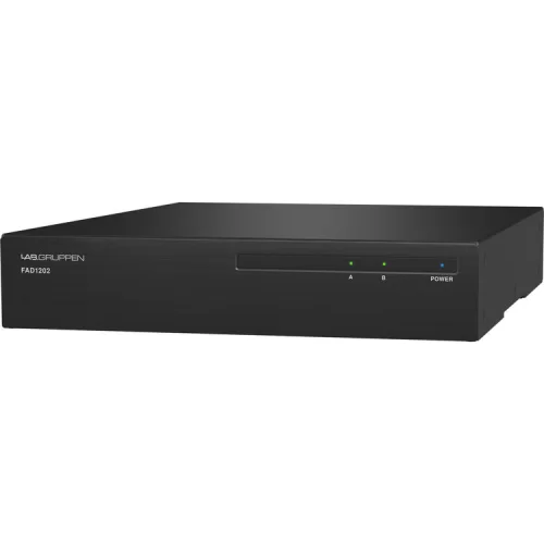 Lab.Gruppen FAD1202 Инсталляционный усилитель, 2х120 Вт., 4/8Ом,70/100 B, Dante